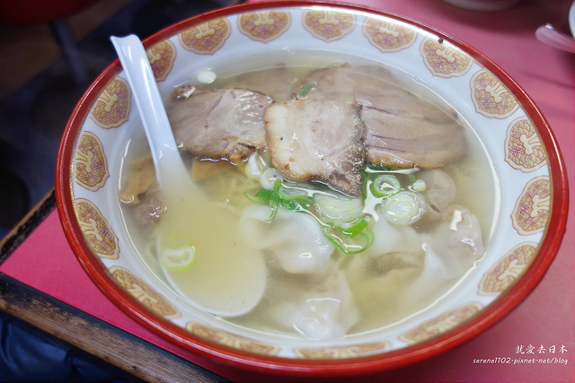 北海道 函館美食-口味清淡的中華拉麵：鳳蘭拉麵 @右上世界食旅