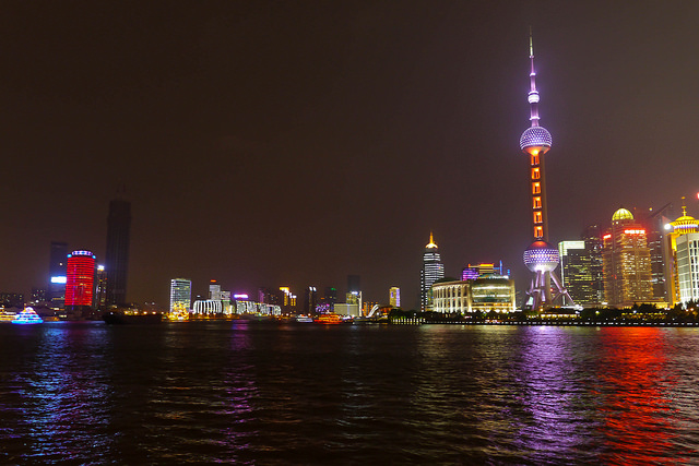 上海外灘日景．夜景：歷史建築．黃浦江畔河水交織的美景 @右上世界食旅