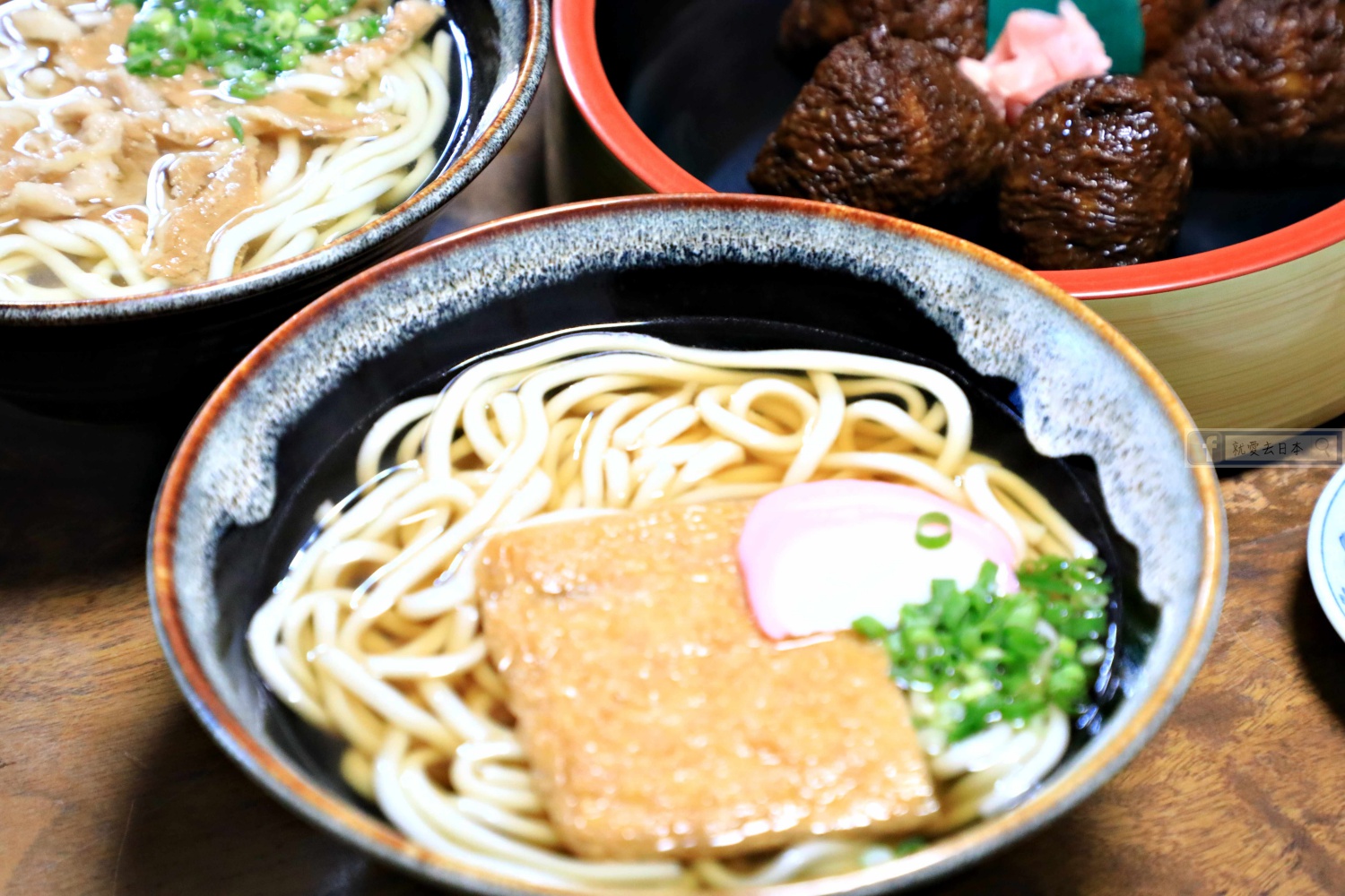 島根 津和野美食-黑色稻荷壽司．創立90年最古老食堂：美松食堂 @右上世界食旅